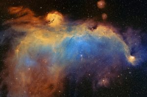 IC2177  (Nébuleuse de la mouette)
lunette APO127 (focale 760, F/D=6), cam 2600MM + filtres H S O
acquisitions : entre le 30/10/2025 et le 26/02/2026
environ 20 images / filtre, poses unitaires de 5min, 20h au total pour les 4 panneaux
Pré-traitements, Traitements PixInSight Only